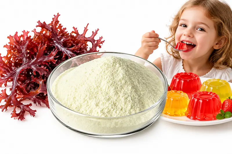 Kappa carrageenan powder used as the gelling base in compound jelly powder blends