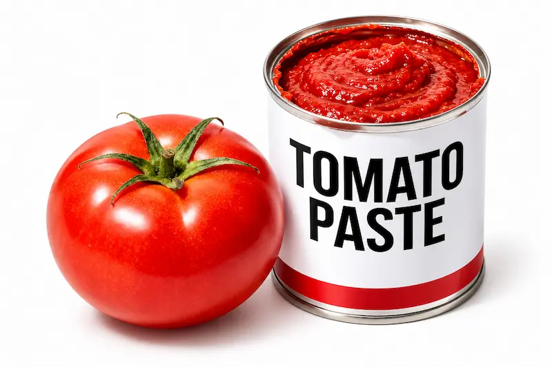 How to choose tomato paste: cold break vs hot break tomato paste, Brix and a/b color value